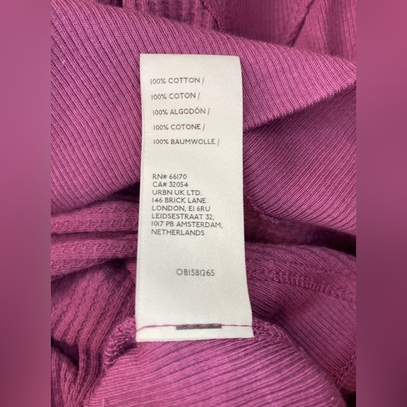 NWT Free People Santa Clara Thermal Slouchy Oversized V-neck Top Size M - Picture 10 of 10
